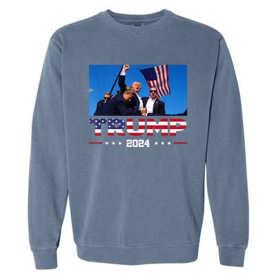 Donald Trump Fist Pump Garment-Dyed Sweatshirt