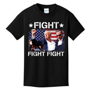 Donald Trump Fight Fist 2024 Kids T-Shirt