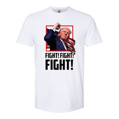 Donald Trump Fight Fighting Fighters Supporters Americans Softstyle CVC T-Shirt