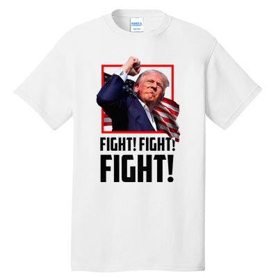 Donald Trump Fight Fighting Fighters Supporters Americans Tall T-Shirt