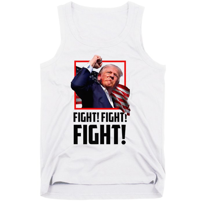 Donald Trump Fight Fighting Fighters Supporters Americans Tank Top