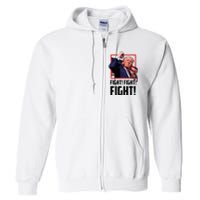 Donald Trump Fight Fighting Fighters Supporters Americans Full Zip Hoodie