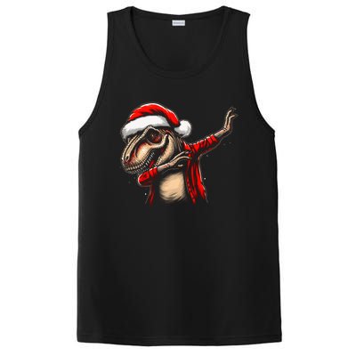 Dabbing Trex Funny Christmas Dab Dance Funny Christmas Cute Gift PosiCharge Competitor Tank