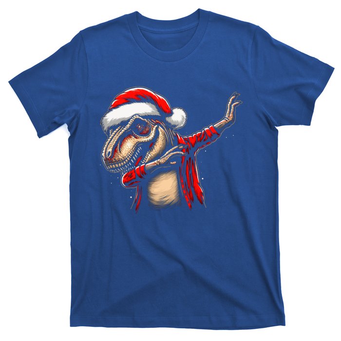 Dabbing Trex Funny Christmas Dab Dance Funny Christmas Cute Gift T-Shirt