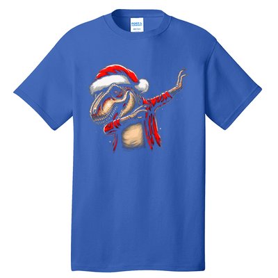 Dabbing Trex Funny Christmas Dab Dance Funny Christmas Cute Gift Tall T-Shirt