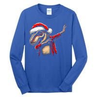 Dabbing Trex Funny Christmas Dab Dance Funny Christmas Cute Gift Tall Long Sleeve T-Shirt