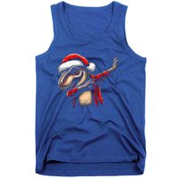 Dabbing Trex Funny Christmas Dab Dance Funny Christmas Cute Gift Tank Top