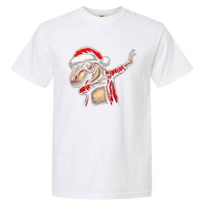 Dabbing Trex Funny Christmas Dab Dance Funny Christmas Cute Gift Garment-Dyed Heavyweight T-Shirt