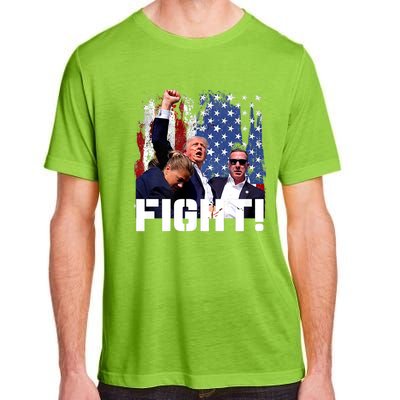 Donald Trump Fist Pump Trump 2024 Fight Adult ChromaSoft Performance T-Shirt