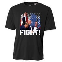 Donald Trump Fist Pump Trump 2024 Fight Cooling Performance Crew T-Shirt