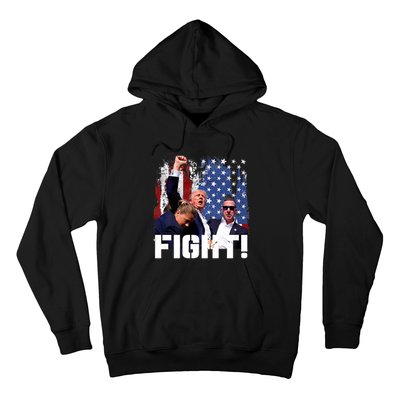 Donald Trump Fist Pump Trump 2024 Fight Hoodie