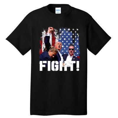 Donald Trump Fist Pump Trump 2024 Fight Tall T-Shirt