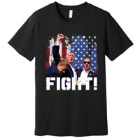 Donald Trump Fist Pump Trump 2024 Fight Premium T-Shirt