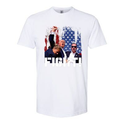 Donald Trump Fist Pump Trump 2024 Fight Softstyle CVC T-Shirt