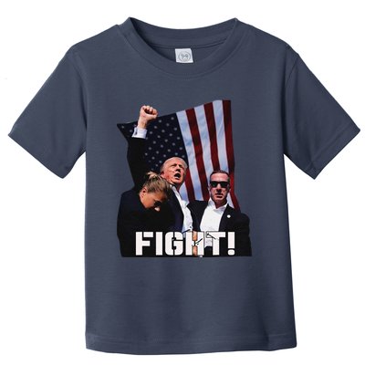 Donald Trump Fight Fighting Fighters Supporters Americans Toddler T-Shirt