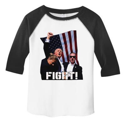 Donald Trump Fight Fighting Fighters Supporters Americans Toddler Fine Jersey T-Shirt