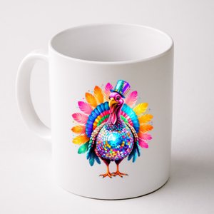 Disco Turkey Funny Thanksgiving Food Leftovers Humor Cute Gift Coffee Mug