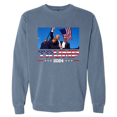 Donald Trump Fist Pump Garment-Dyed Sweatshirt