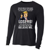 Donald Trump Fathers Day Great Dad Funny Trump 2024 Lovers Cooling Performance Long Sleeve Crew