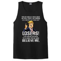 Donald Trump Fathers Day Great Dad Funny Trump 2024 Lovers PosiCharge Competitor Tank