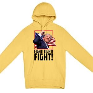 Donald Trump Fight Usa Pennsylvania Election Premium Pullover Hoodie