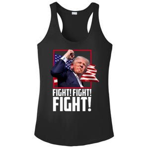 Donald Trump Fight Usa Pennsylvania Election Ladies PosiCharge Competitor Racerback Tank