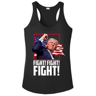 Donald Trump Fight Usa Pennsylvania Election Ladies PosiCharge Competitor Racerback Tank