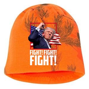 Donald Trump Fight Usa Pennsylvania Election Kati - Camo Knit Beanie