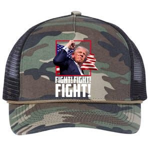 Donald Trump Fight Usa Pennsylvania Election Retro Rope Trucker Hat Cap