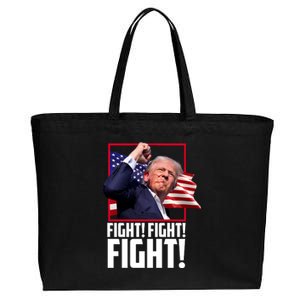 Donald Trump Fight Usa Pennsylvania Election Cotton Canvas Jumbo Tote