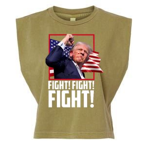 Donald Trump Fight Usa Pennsylvania Election Garment-Dyed Women's Muscle Tee