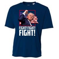 Donald Trump Fight Usa Pennsylvania Election Cooling Performance Crew T-Shirt