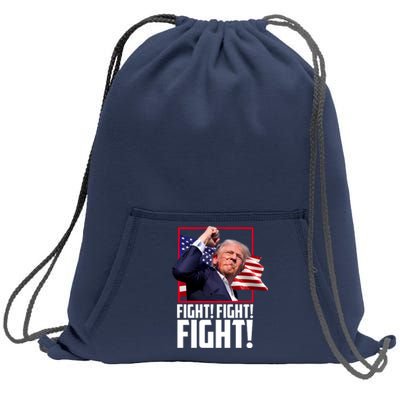 Donald Trump Fight Usa Pennsylvania Election Sweatshirt Cinch Pack Bag