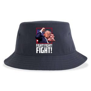 Donald Trump Fight Usa Pennsylvania Election Sustainable Bucket Hat