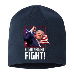 Donald Trump Fight Usa Pennsylvania Election Sustainable Beanie