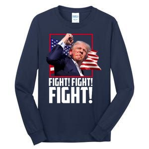 Donald Trump Fight Usa Pennsylvania Election Tall Long Sleeve T-Shirt