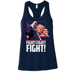 Donald Trump Fight Usa Pennsylvania Election Women's Racerback Tank