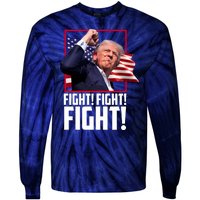 Donald Trump Fight Usa Pennsylvania Election Tie-Dye Long Sleeve Shirt