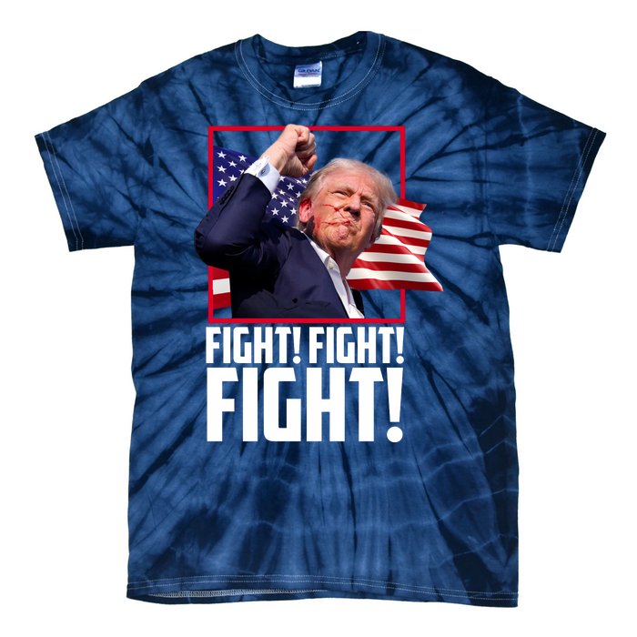 Donald Trump Fight Usa Pennsylvania Election Tie-Dye T-Shirt