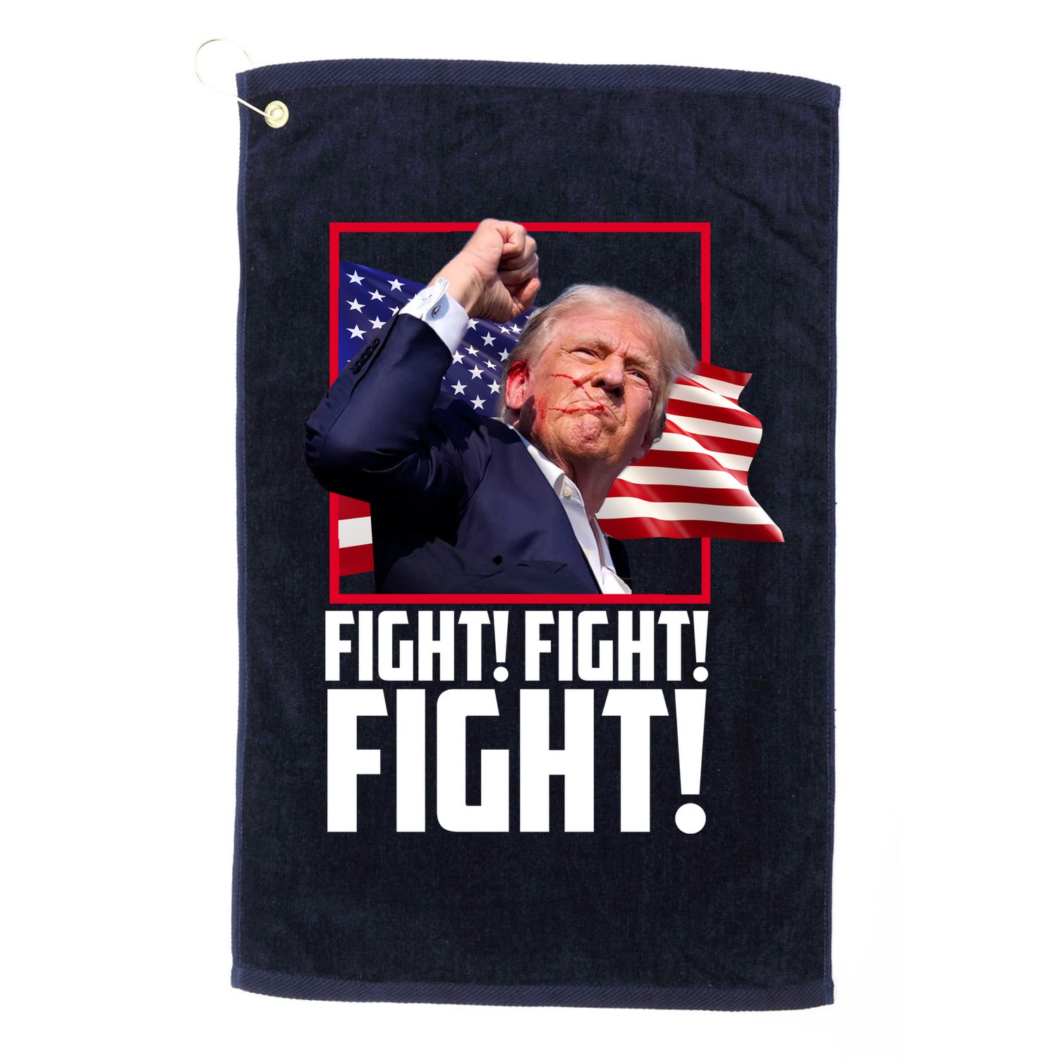 Donald Trump Fight Usa Pennsylvania Election Golf Towel