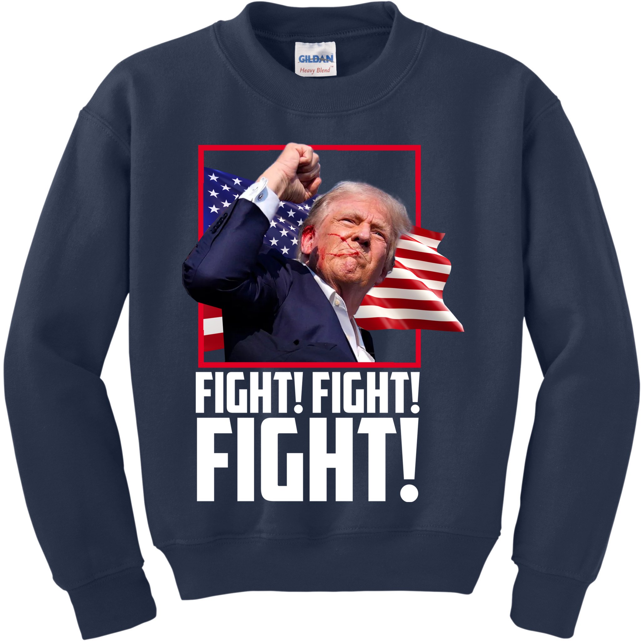 Donald Trump Fight Usa Pennsylvania Election Kids Sweatshirt