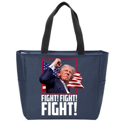 Donald Trump Fight Usa Pennsylvania Election Zip Tote Bag