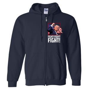 Donald Trump Fight Usa Pennsylvania Election Full Zip Hoodie