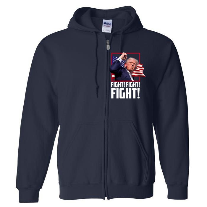 Donald Trump Fight Usa Pennsylvania Election Full Zip Hoodie