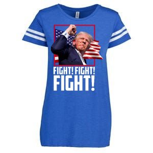 Donald Trump Fight Usa Pennsylvania Election Enza Ladies Jersey Football T-Shirt