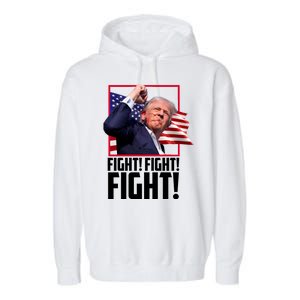 Donald Trump Fight Usa Pennsylvania Election Garment-Dyed Fleece Hoodie