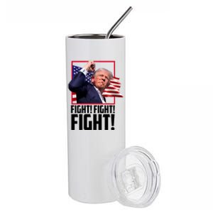 Donald Trump Fight Usa Pennsylvania Election Stainless Steel Tumbler