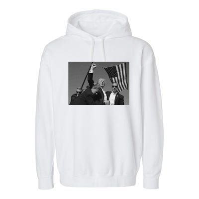 Donald Trump Fist Pump Garment-Dyed Fleece Hoodie