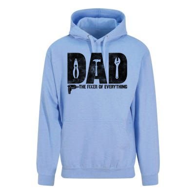 Dad The Fixer Of Everything Funny FatherS Day Dads Saying Unisex Surf Hoodie