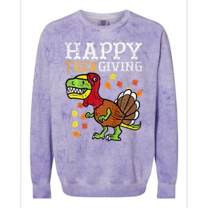 Dinosaur Thanksgiving Feast Celebration Colorblast Crewneck Sweatshirt